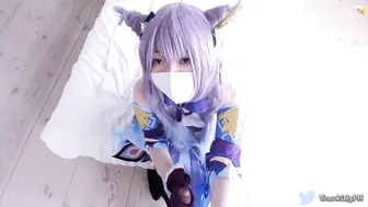 最新流出网红美少女【柚子猫】新作-《原神》复刻，五星女神刻晴对旅行者的性处理，超清4K原版无水印