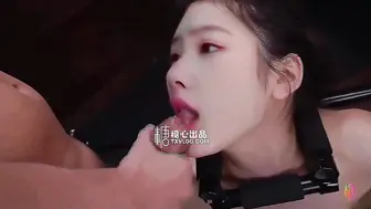 【顶级AI换脸黑科技】抖音千万粉丝网红女神【彭十六】束缚SM调教，大开M字腿淫奴肉便器，群男颜射无码中出女神
