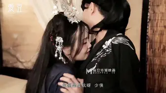 【麻豆传媒】国风女神-文冰冰【苗疆少女】纵情泄欲的桃花盅，高清720P原版首发【MAD-036】