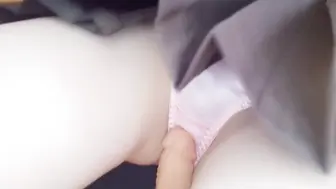 清纯水手服大奶妹假鸡吧玩弄阴茎