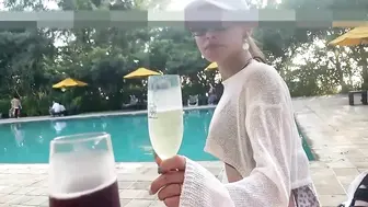 热带情侣：暑假自拍与可爱女友的私密约会
