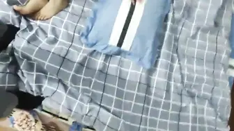 【变态女婿】媳妇打电话一直问在哪殊不知正在操她妈